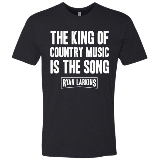 King of Country Music Black Tee
