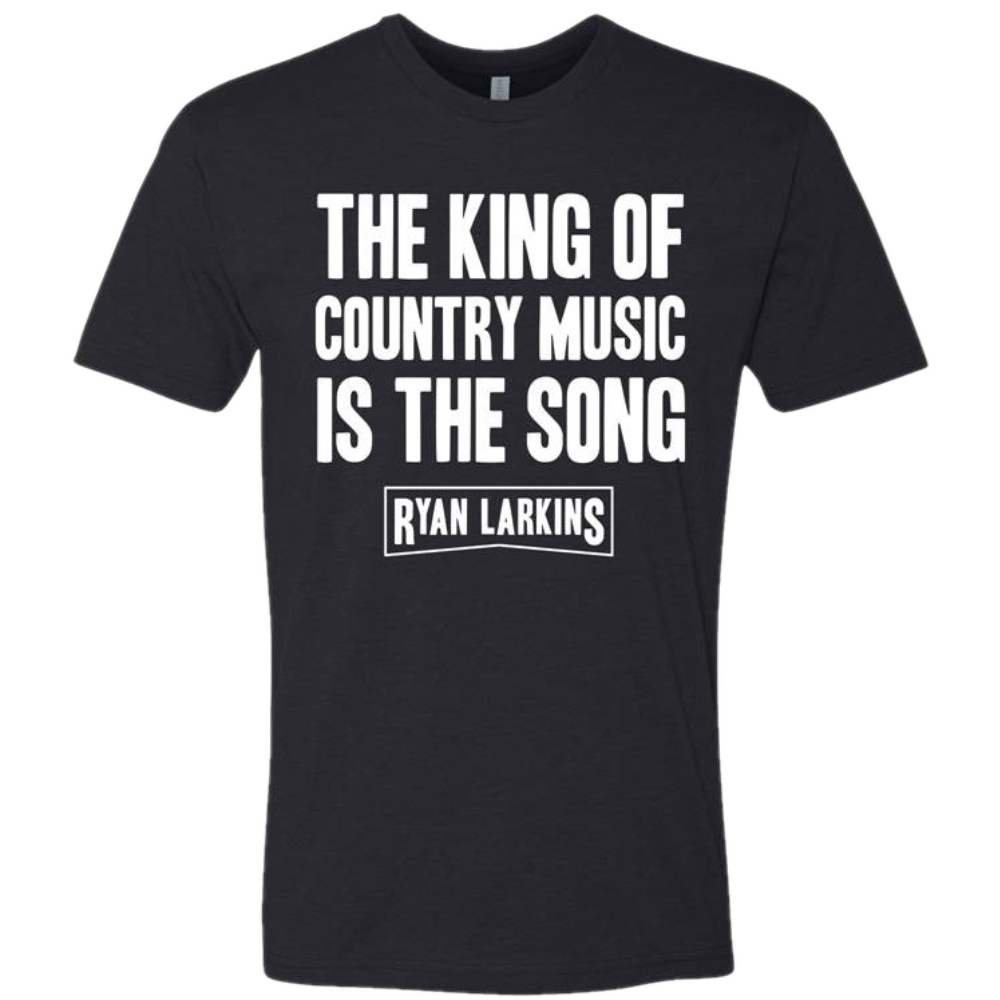King of Country Music Black Tee